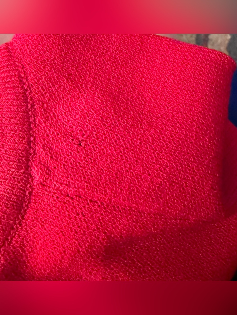ST. JOHN Sport Santana Knit Red Shell Size Small Scoop Neck Sleeveless Tank - Picture 12 of 14